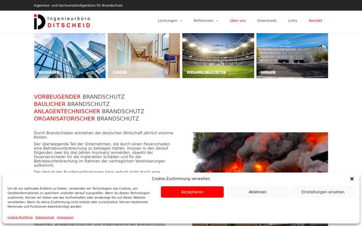 Screenshot of ditscheid-brandschutz.de