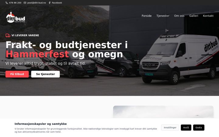 Екранна снимка на ditt-bud.no