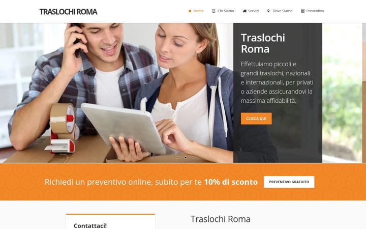 Screenshot di ditta-traslochi.roma.it