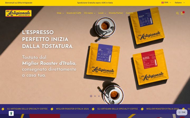 Screenshot of dittaartigianale.com
