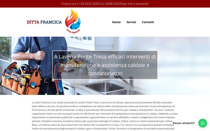 Screenshot of dittafrancica.com