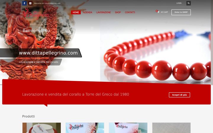 Screenshot of dittapellegrino.com