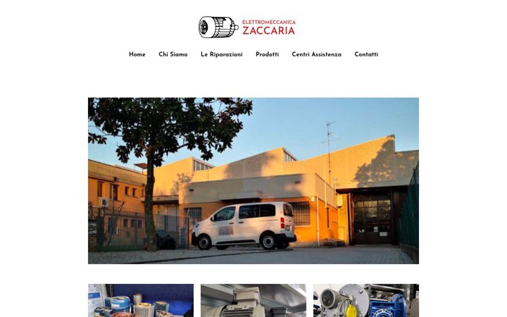 Screenshot of dittazaccaria.it