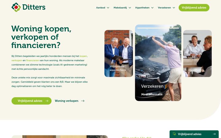 Skærmbillede af ditters.nl