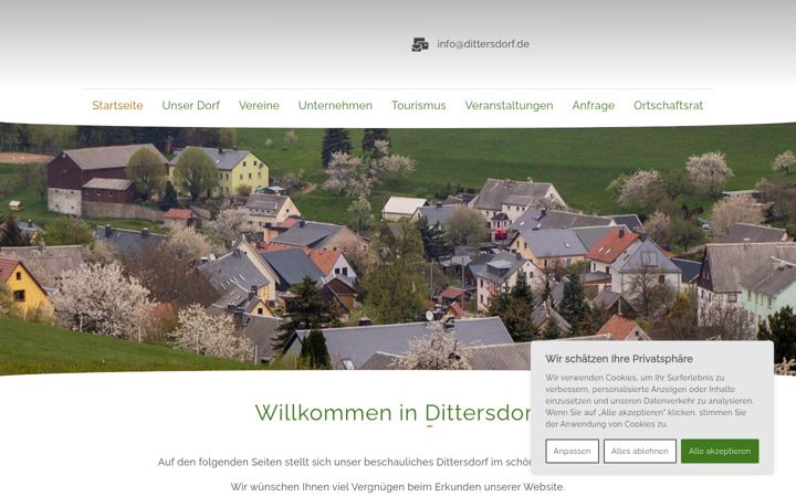 Screenshot of dittersdorf.de