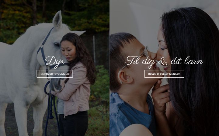 Captura de pantalla de ditteyoung.dk