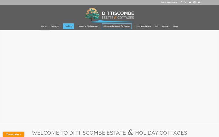 Screenshot di dittiscombe.co.uk