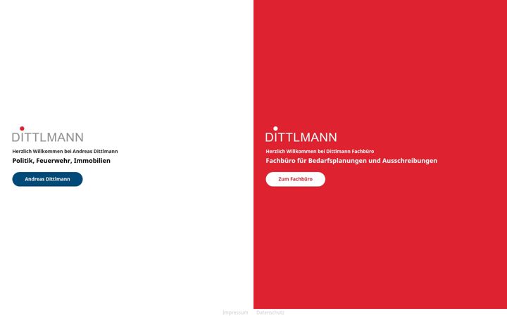 Screenshot of dittlmann.de