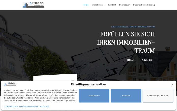 Screenshot of dittmann-immobilien.de