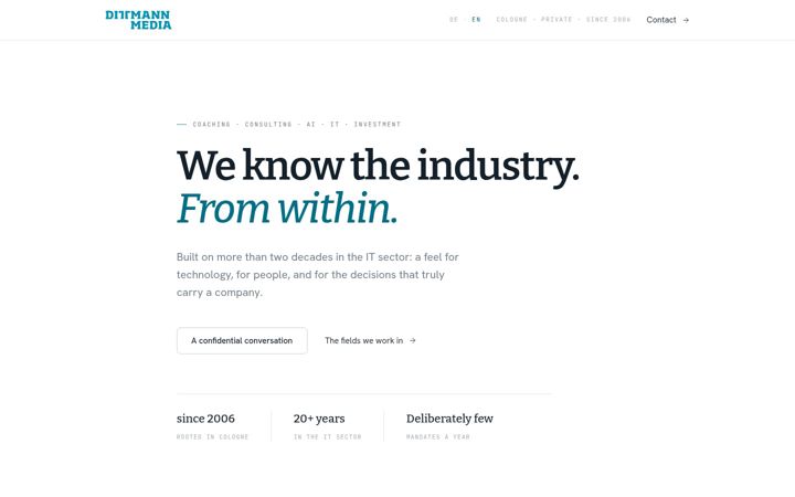 Screenshot of dittmann-media.de