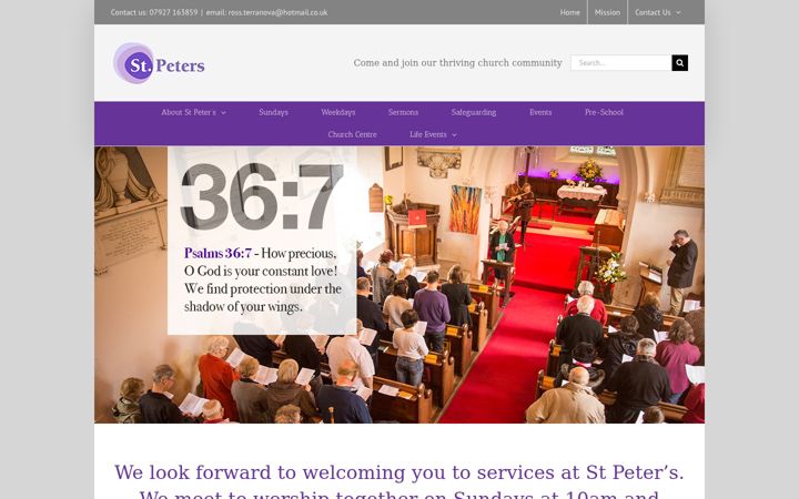 Screenshot di dittonchurch.org.uk