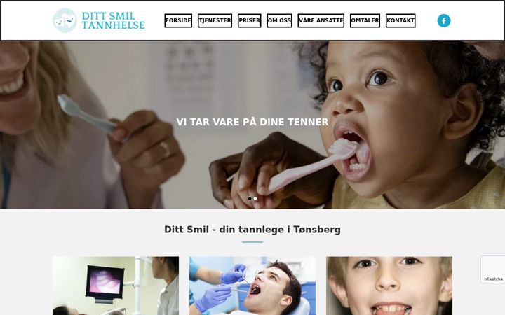 Екранна снимка на dittsmiltannhelse.no
