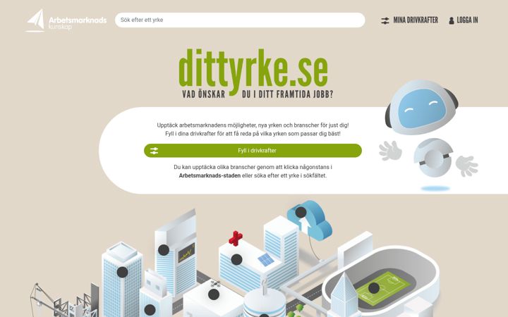 Screenshot of dittyrke.se