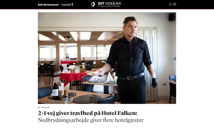 Captura de pantalla de ditvidebaek.dk