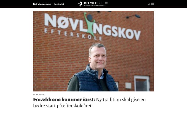 Captura de pantalla de ditvildbjerg.dk