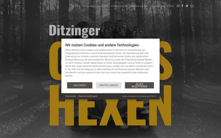 Screenshot of ditzinger-glemshexen.de