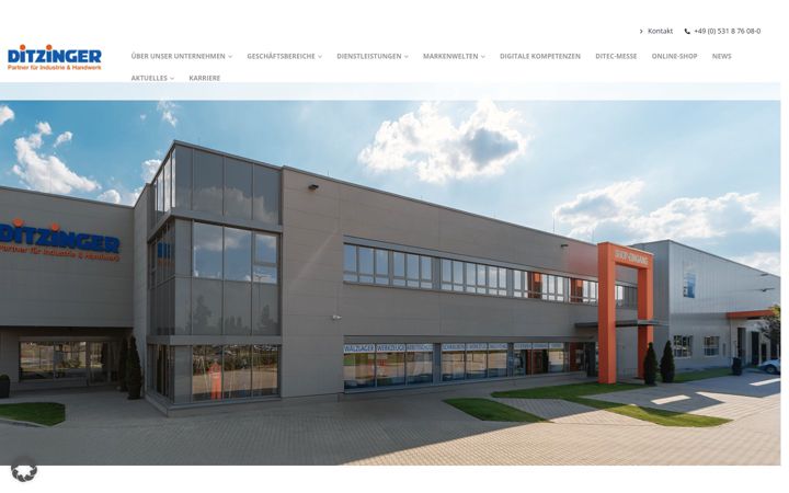 Screenshot of ditzinger.de