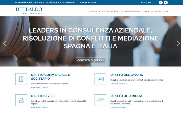 Screenshot of diubaldoavvocati.it