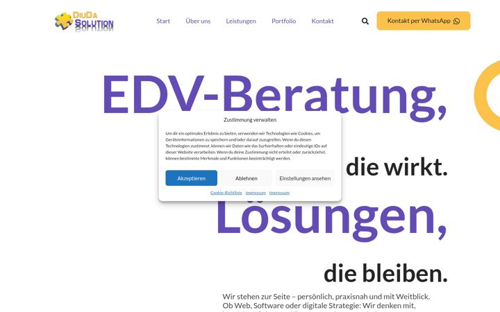 Screenshot of diuda.eu