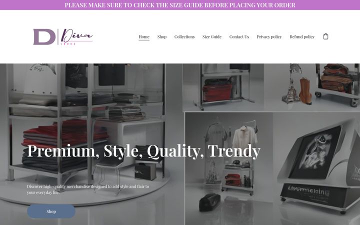 Screenshot of diva-loves.com