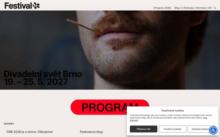 Screenshot ta' divadelnisvet.cz