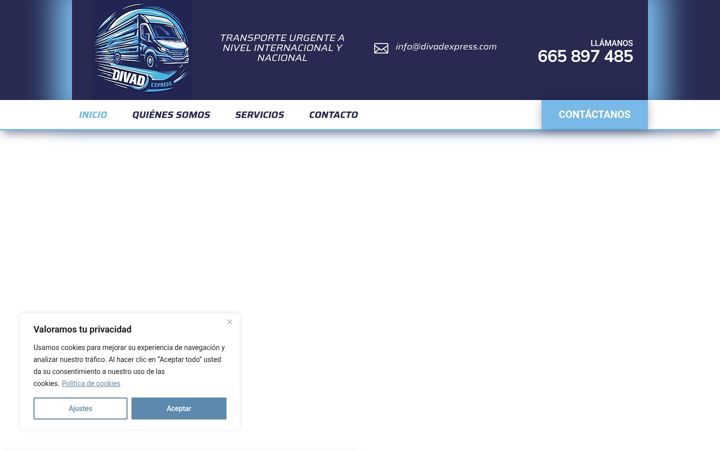 Screenshot of divadexpress.com