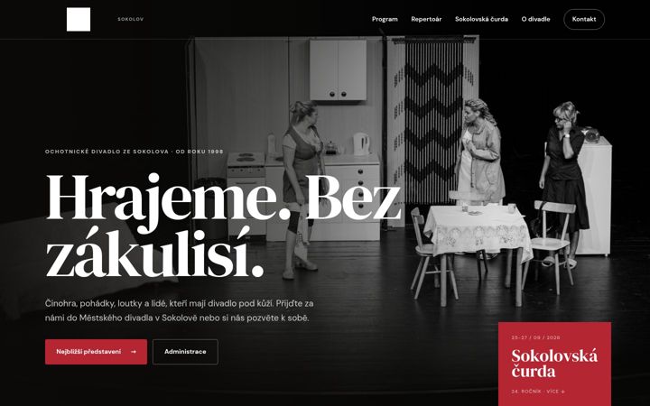 Screenshot ta' divadlo-bez-zakulisi.cz