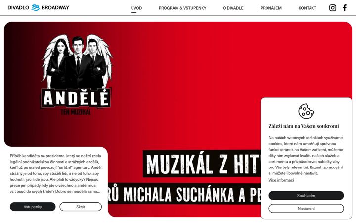 Screenshot ta' divadlo-broadway.cz