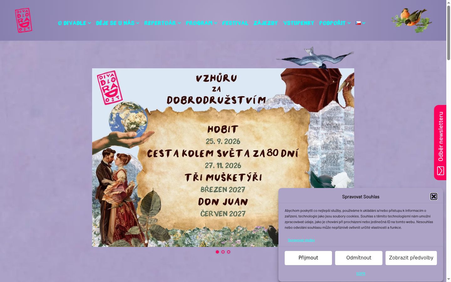 Screenshot tal-banner tal-kunsens muri qabel kwalunkwe interazzjoni