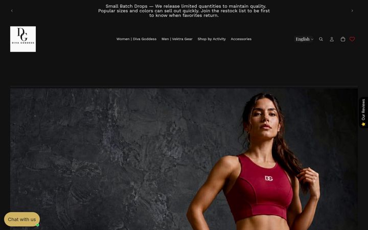 Screenshot of divagoddess.store