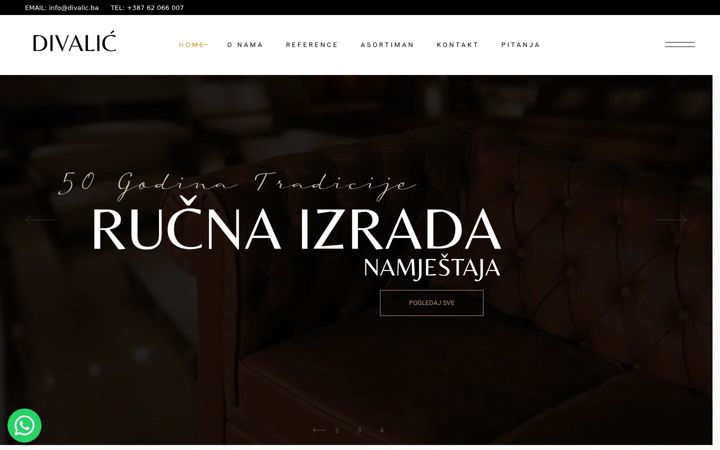 Screenshot of divalic.ba