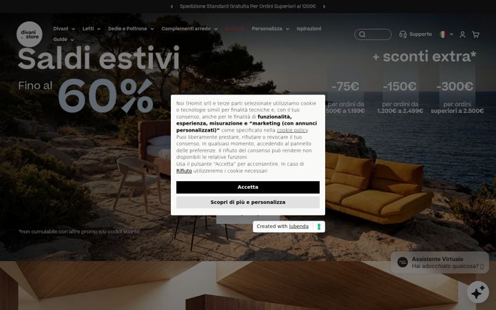 Screenshot of divani.store