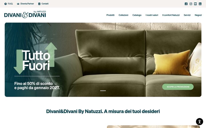 Screenshot di divaniedivani.it