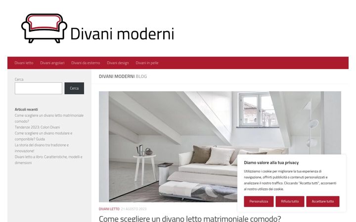 Snímek obrazovky divanimoderni.net