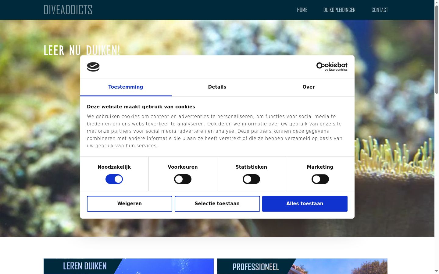 Zrzut ekranu banera zgody wyświetlanego przed jakąkolwiek interakcją