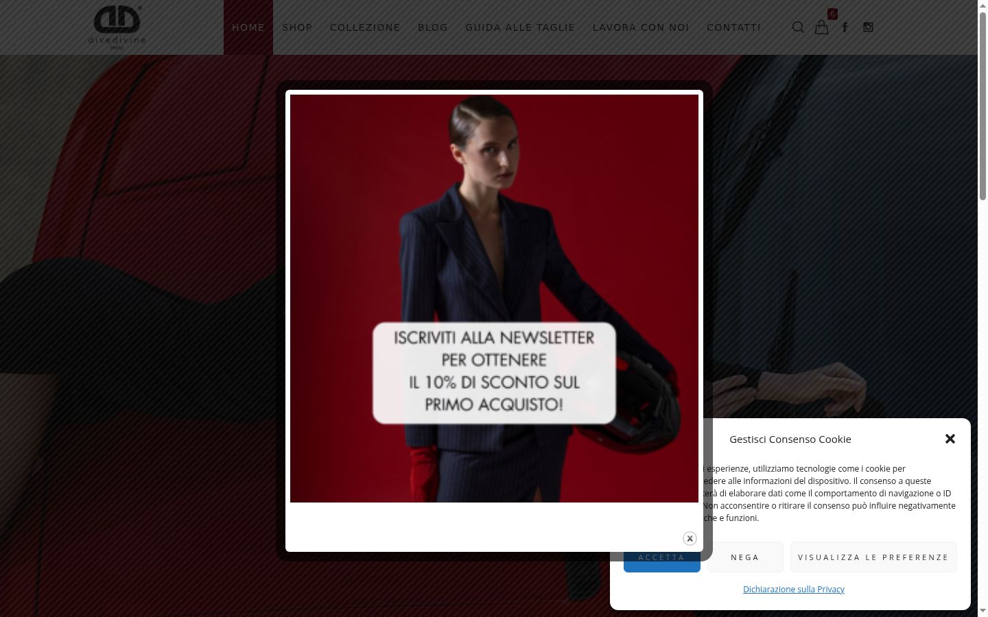 Screenshot tal-banner tal-kunsens muri qabel kwalunkwe interazzjoni