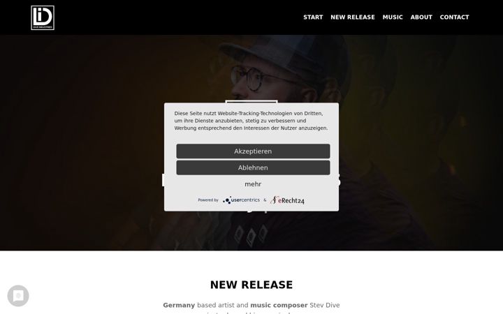Screenshot of diveindustries.de