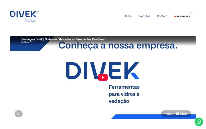 Captura de pantalla de divek.com.br
