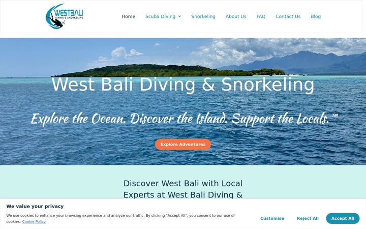 Screenshot of divemenjangan.com