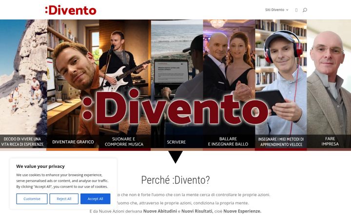 Screenshot of divento.it