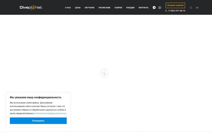 Screenshot di diveplanet-spb.ru