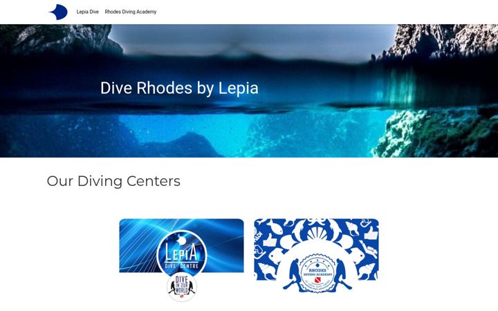 Screenshot of diverhodes.com