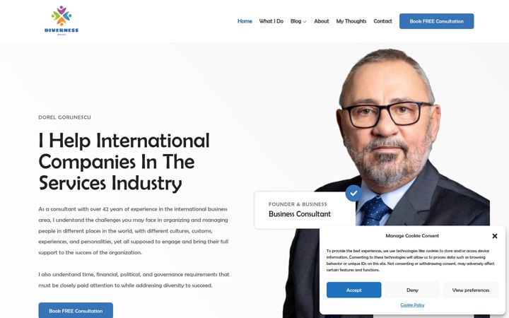 Screenshot of diverness.com