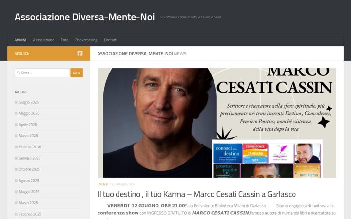 Screenshot von diversa-mente-noi.it