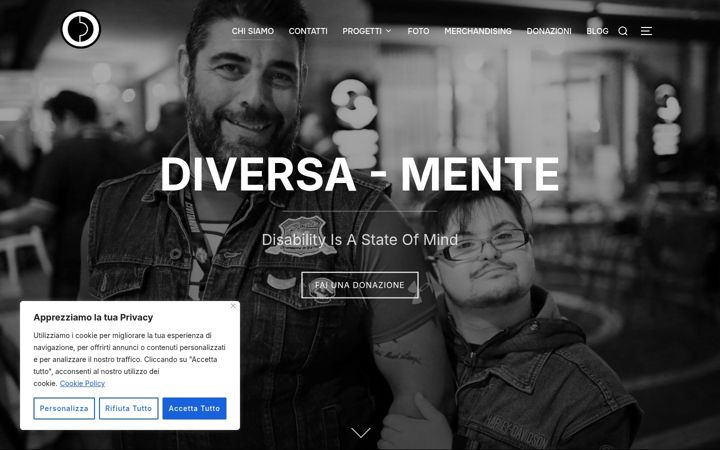 Screenshot of diversamente.org