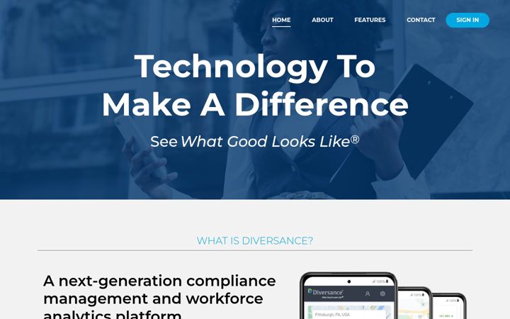 Screenshot of diversance.com