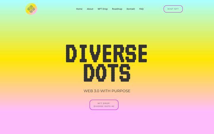 Ekrānuzņēmums no diversedots.io