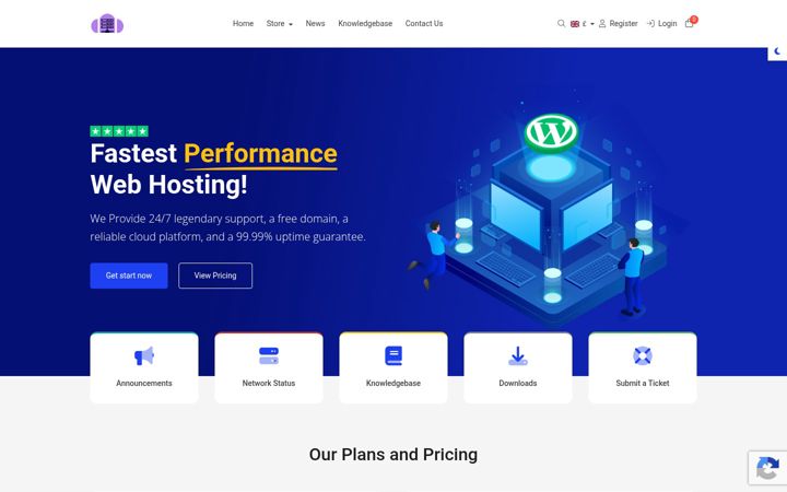 Zrzut ekranu diversehosting.co.uk