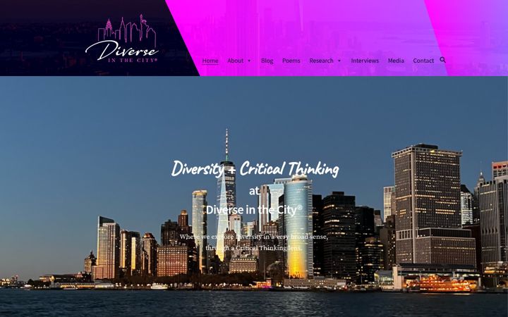 Screenshot of diverseinthecity.com