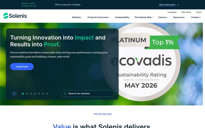 Screenshot of diversey.com